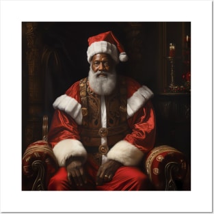 Black Santa by Michelangelo Posters and Art